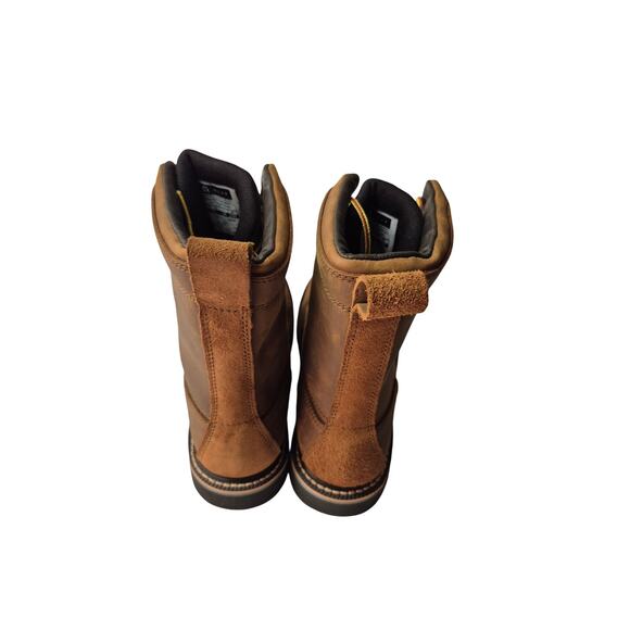 Brand New QLTY Safety Toe - Regular Toe Brown Leather Work Boot Men’s Size 12